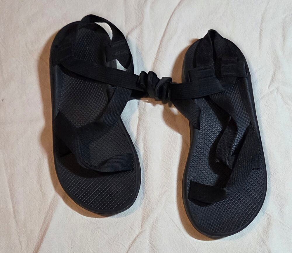 Chaco Z1 Classic Sandals Mens 13 Black Open Toe Sport Hiking Water Shoes